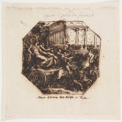 De Triomf van Bacchus en Ceres door Felice Giani