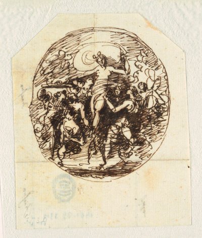 De Triomf van Venus ontworpen voor de slaapkamer van Palazzo Milzetti, Faenza door Felice Giani