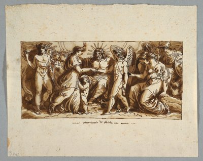 Het huwelijk van Psyche en Cupido door Felice Giani