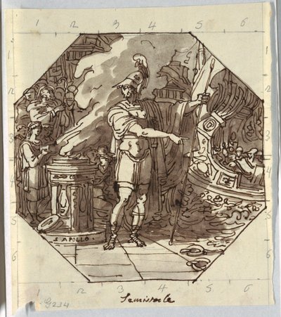 Themistocles door Felice Giani