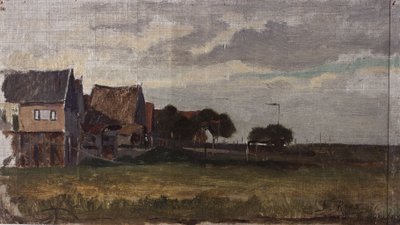 Landschap in Zweden door Félicien Rops