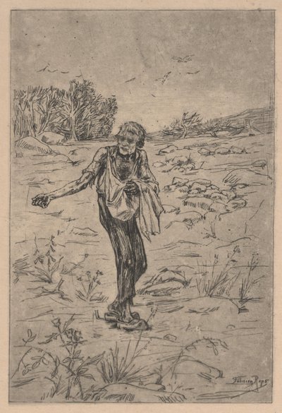 De zaaier van parabels door Félicien Rops