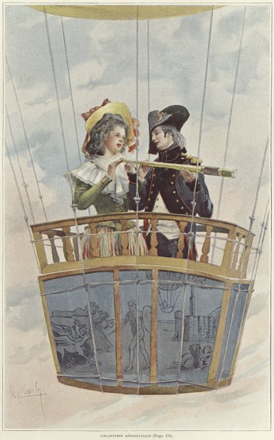 Aeronautische galanterie door Felicien baron de Myrbach Rheinfeld