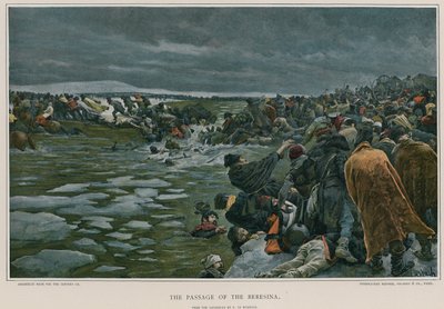De oversteek van de Beresina door Felicien baron de Myrbach Rheinfeld