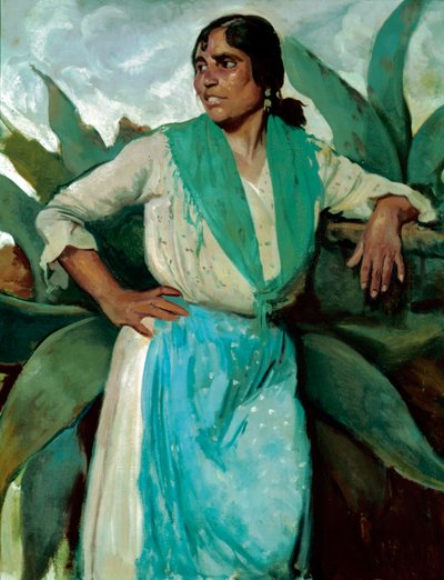 Zigeunervrouw, ca. 1929 door Felipe Abarzuza y Rodriguez de Arias