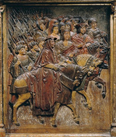 Katholieke koningen na de verovering van Granada door Felipe Bigarny or Vigarny