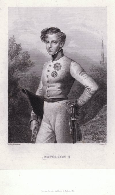 Napoleon Francois Joseph Charles Bonaparte, zoon van keizer Napoleon I van Frankrijk door Felix (after) Philippoteaux