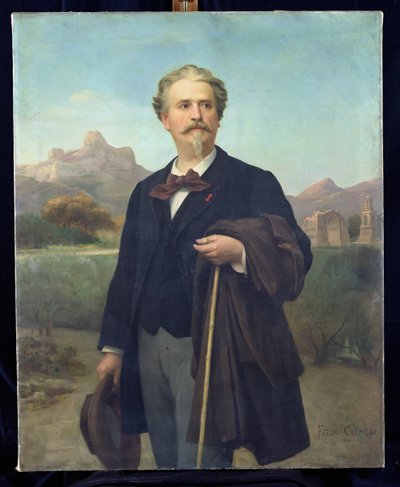 Portret van Frederic Mistral (1830-1914) 1885 door Felix Auguste Clement
