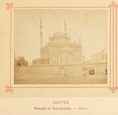 Moskee van Mohammed Ali, Caïro door Félix Bonfils