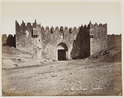 Poort van de Parels van Jeruzalem #287 door Félix Bonfils