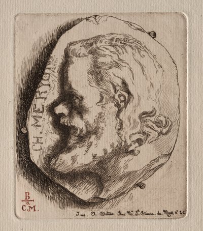 Charles Meryon, 1854 door Felix Bracquemond