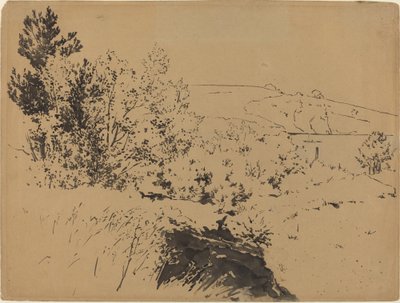 Kustlandschap door Felix Bracquemond