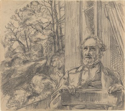 Jacob Meyer-Heine door Felix Bracquemond