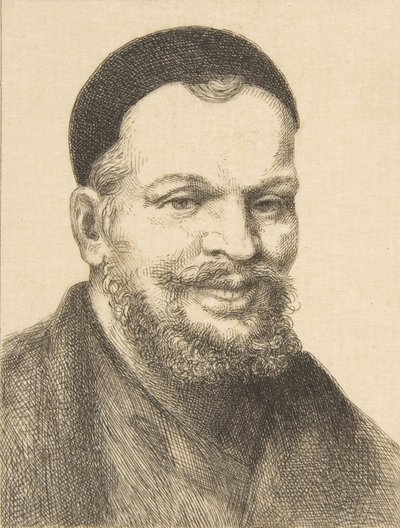 Portret van Rabelais door Felix Bracquemond