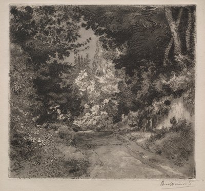 Weg naar Sèvres door Felix Bracquemond