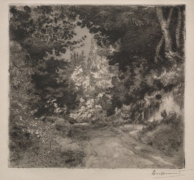 Weg naar Sèvres, ca. 1872 door Felix Bracquemond