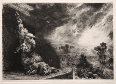 Het grote konijn, 1891, gedrukt 1894 door Felix Bracquemond