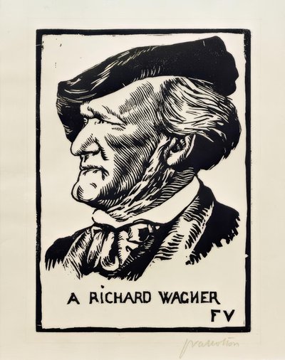 Aan Richard Wagner door Felix Edouard Vallotton