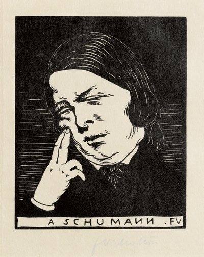 Aan Schumann door Felix Edouard Vallotton