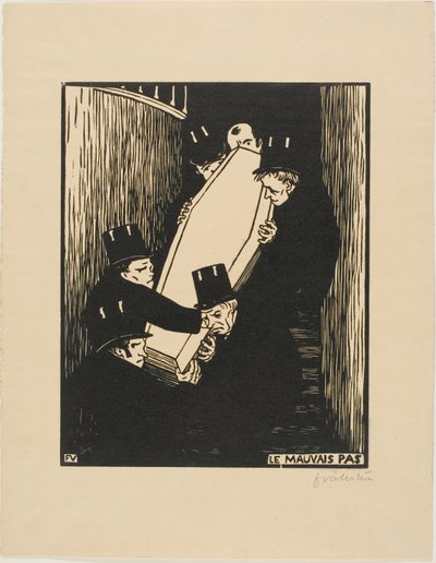 Een Krappe Hoek door Felix Edouard Vallotton