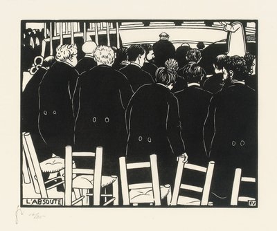 Absolutie door Felix Edouard Vallotton