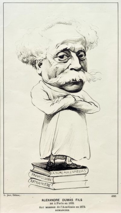 Alexandre Dumas Fils door Felix Edouard Vallotton