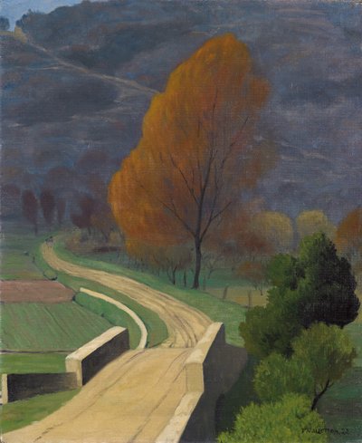 Brug over de Beal, 1922 door Felix Edouard Vallotton