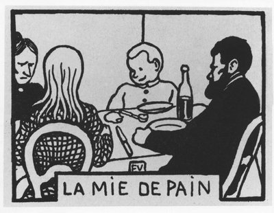 Carrot Hair: la crumb de pain, Jules Renard, illustratie door Felix Vallotton, ed. Flammarion door Felix Edouard Vallotton