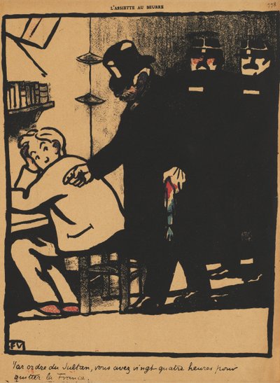 Misdrijven en straffen XXI, 778: Op bevel van de Sultan door Felix Edouard Vallotton