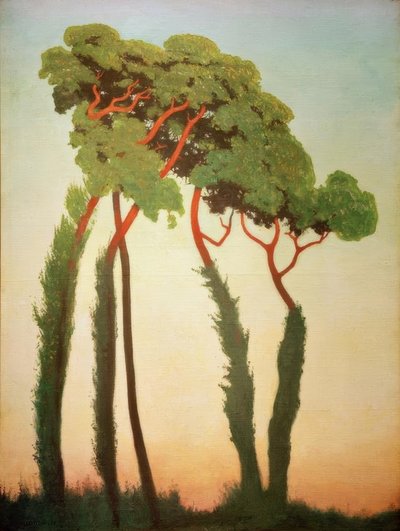 Laatste stralen door Felix Edouard Vallotton