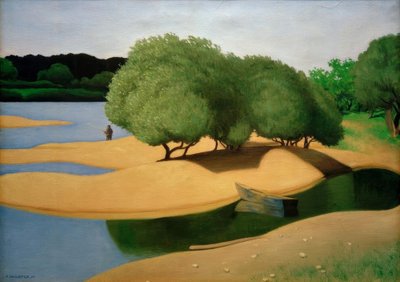 Zand aan de oever van de Loire door Felix Edouard Vallotton