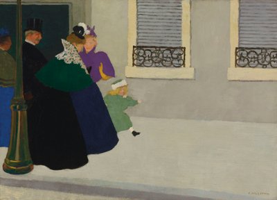 Op wandeling door Felix Edouard Vallotton