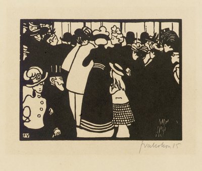 Exposition Universelle 1900 door Felix Edouard Vallotton