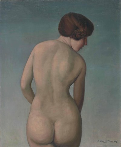 Naakte vrouw van achteren, 1909 door Felix Edouard Vallotton