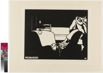 Vijf Uur, plaat zeven uit Intimacies, 1898 door Felix Edouard Vallotton