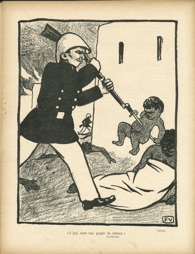 Illustratie van Felix dit Vallotton door Felix Edouard Vallotton