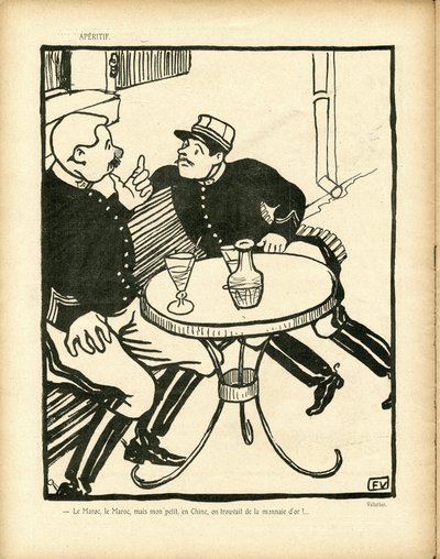 Illustratie van Felix dit Vallotton door Felix Edouard Vallotton