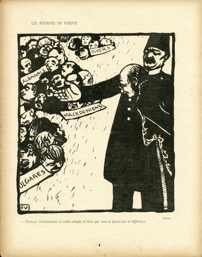 Illustratie van Felix dit Vallotton door Felix Edouard Vallotton