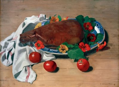 Ham en tomaten door Felix Edouard Vallotton