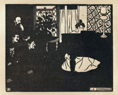 De symfonie door Felix Edouard Vallotton