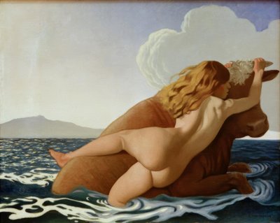 De ontvoering van Europa door Felix Edouard Vallotton