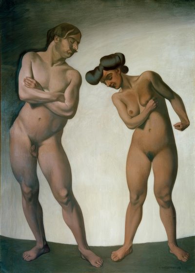 De haat door Felix Edouard Vallotton
