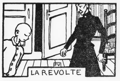 De opstand door Felix Edouard Vallotton