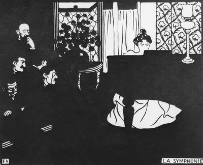De symfonie door Felix Edouard Vallotton