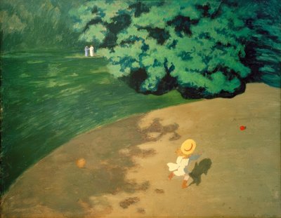 De ballon door Felix Edouard Vallotton