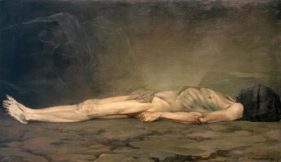 Het lijk door Felix Edouard Vallotton