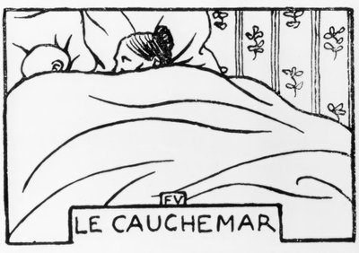 De nachtmerrie door Felix Edouard Vallotton