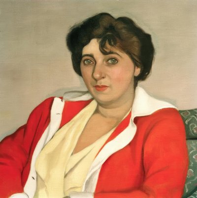 De rode trui door Felix Edouard Vallotton