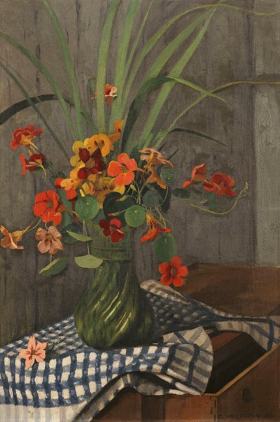 Oost-Indische kers; Capucines door Felix Edouard Vallotton