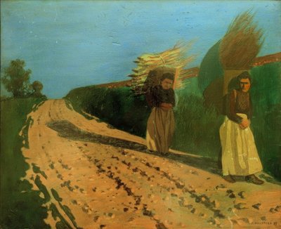 Dragers van takkenbossen door Felix Edouard Vallotton